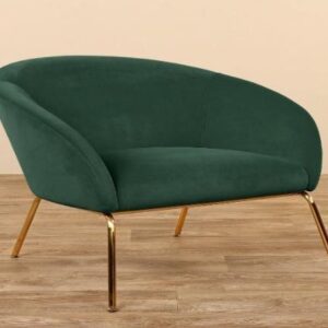 Velvet Green lounge Chair